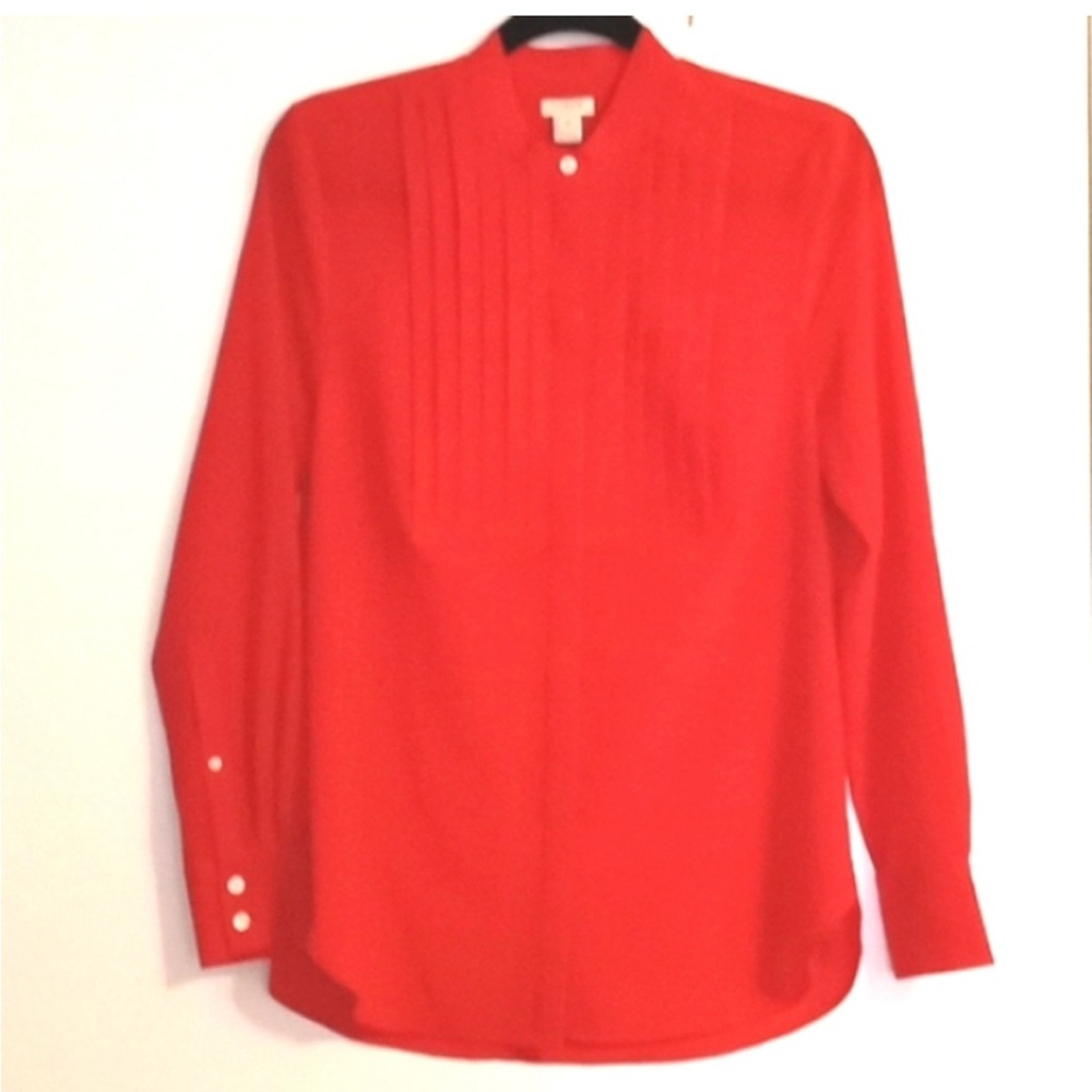 J.Crew "Hot Red" Blouse in Size XS